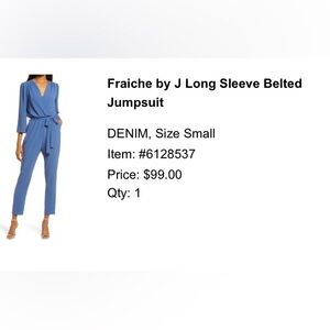 Light blue jumpsuit